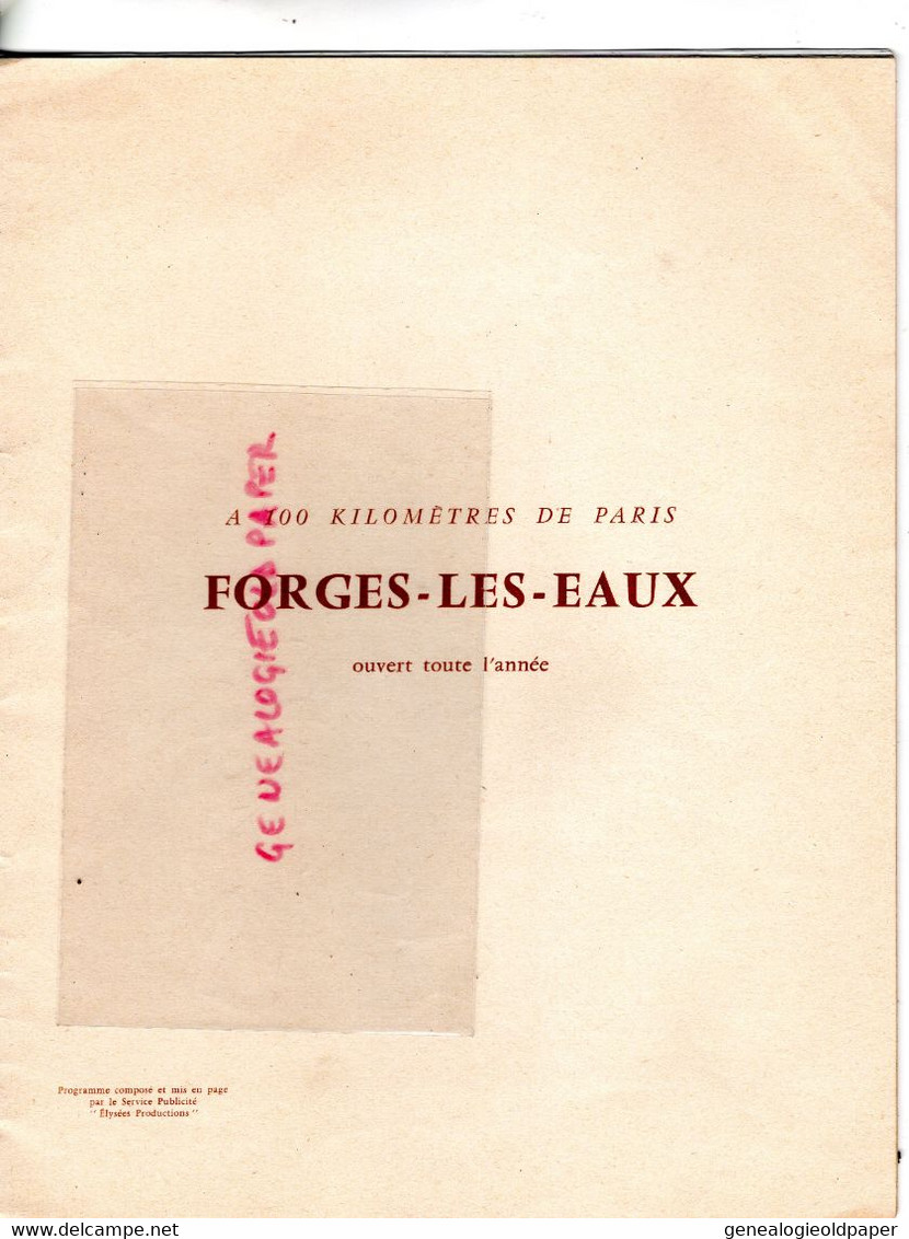 75- PARIS- PROGRAMME DIALOGUES DES CARMELITES-1957-ELYSEES PRODUCTIONS-BERNANOS-THEATRE HEBERTOT-JEAN DELAZ-COUSSOLE-