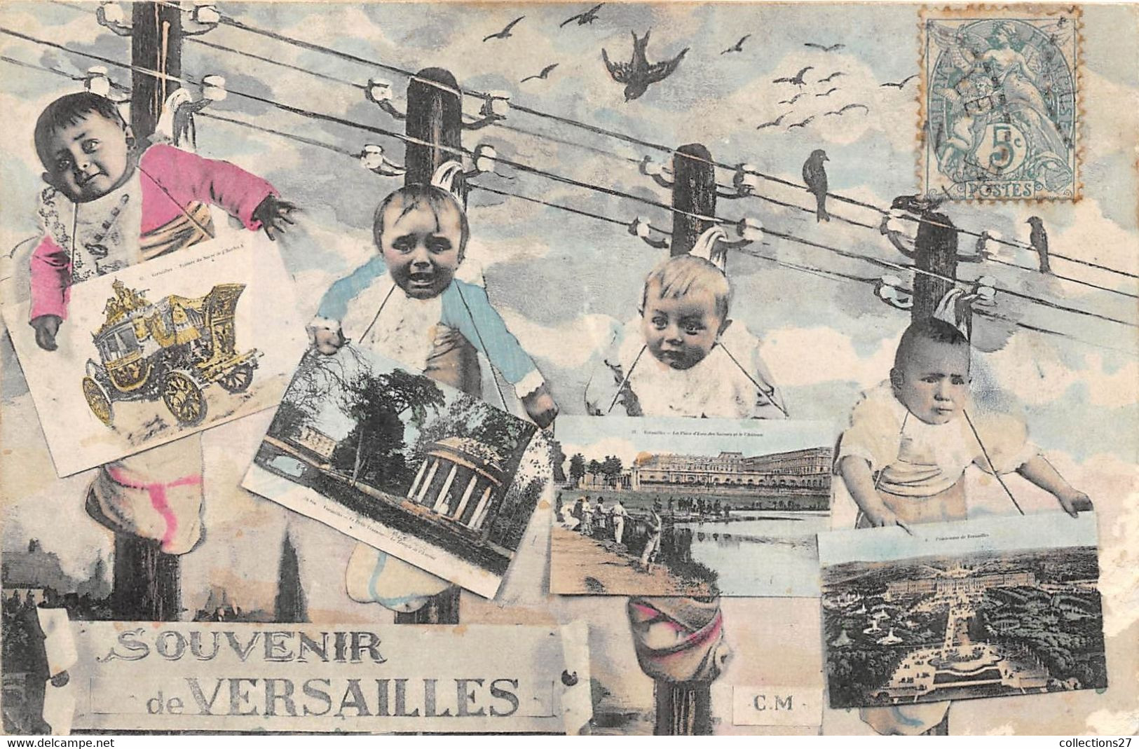 78-VERSAILLES- SOUVENIR DE VERSAILLES MULTIVUES - Versailles