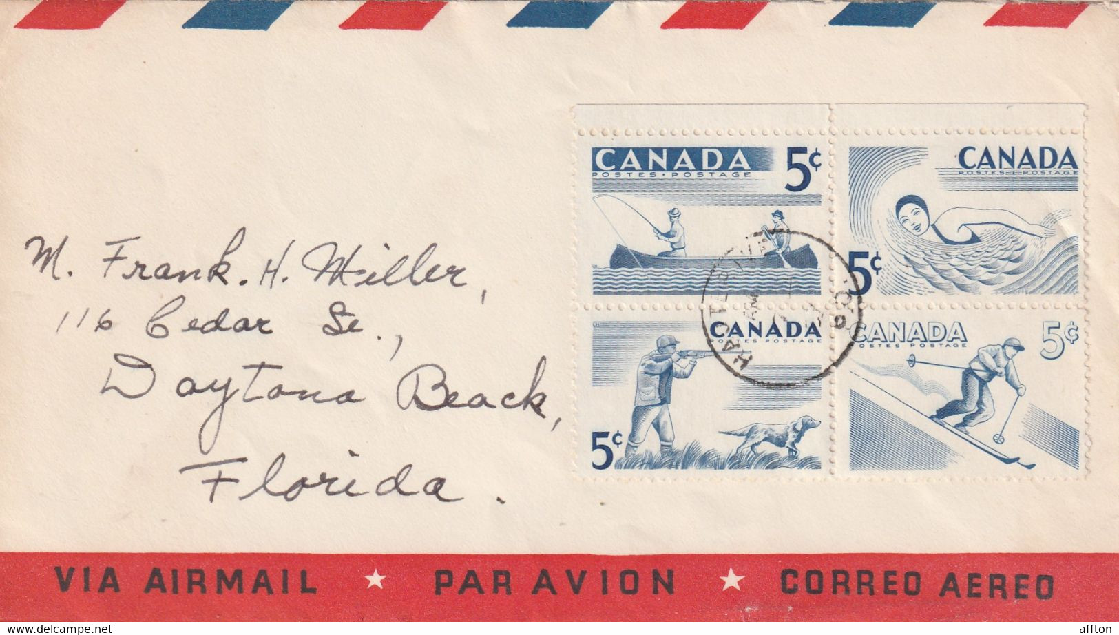 Canada Old Cover Mailed - Brieven En Documenten