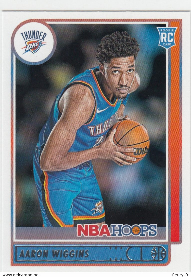 AARON WIGGINS   - 2021-22 Hoops  #247 -  RC - Thunder - 2000-Oggi