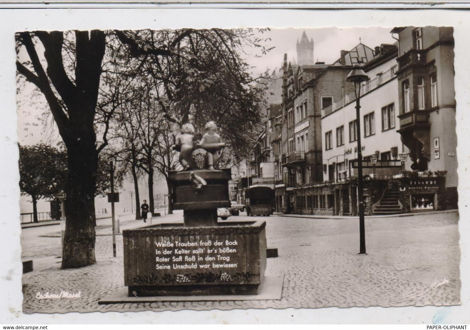 5590 COCHEM, Winzerbrunnen, Moseluferstrasse - Bitburg