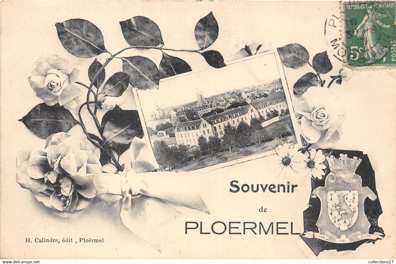 56-PLOERMEL- SOUVENIR DE PLOERMEL - Ploërmel