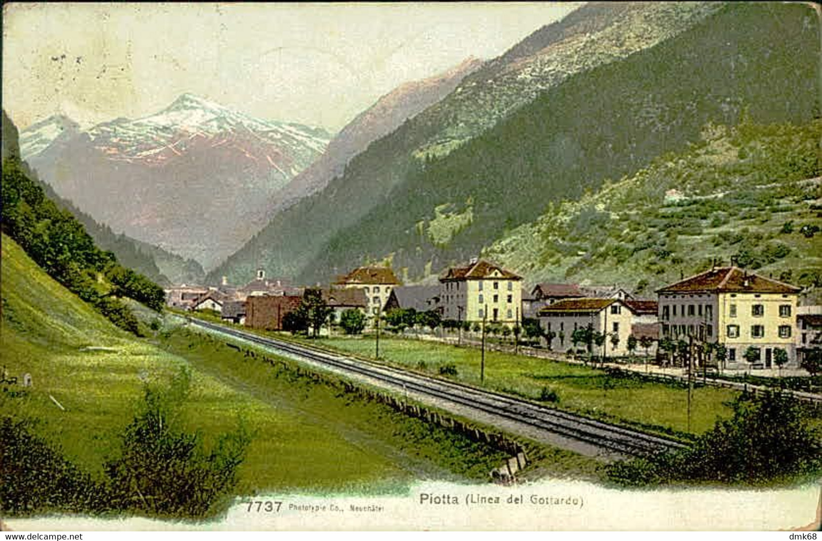 SWITZERLAND - PIOTTA ( QUINTO ) LINEA DEL GOTTARDO - EDIT PHOTOTYPIE CO. - 1900s (13231) - Quinto