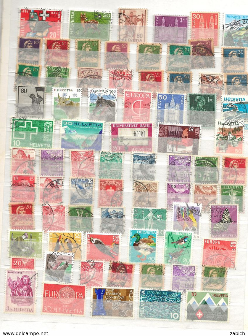 SUISSE 130  TIMBRES OBLITERES - Neufs