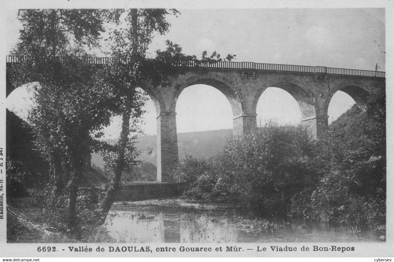 Vallée De DAOULAS, Entre Gouarec Et Mûr - Le Viaduc De Bon-Repos - Daoulas