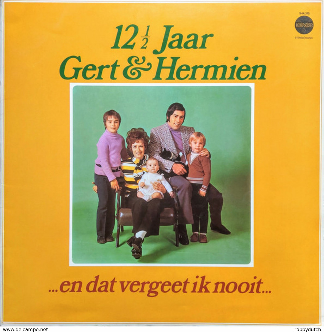 * LP * 12 1/2 JAAR GERT EN HERMIEN....EN DAT VERGEET IK NOOIT... (Holland 1971 Incl. Poster) - Sonstige - Niederländische Musik