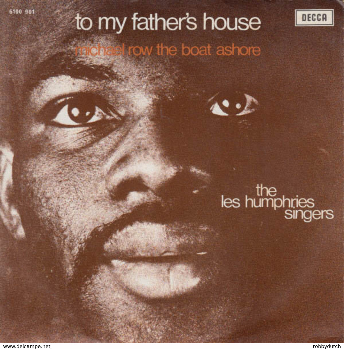 * 7" *  LES HUMPHRIES SINGERS - TO MY FATHER' S HOUSE - Chants Gospels Et Religieux