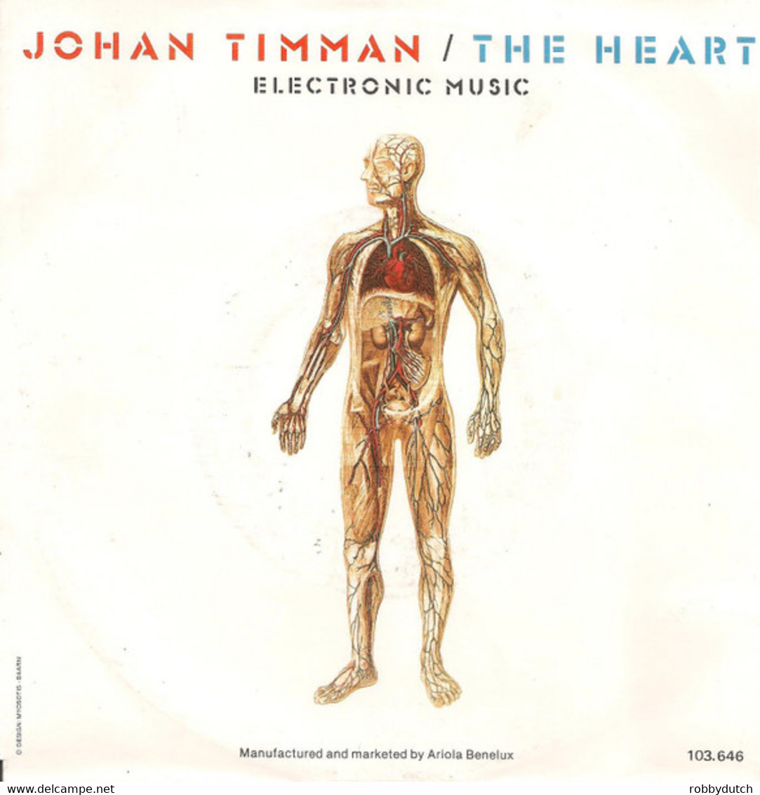 * 7" * JOHAN TIMMAN - THE HEART / TRIP INTO THE BODY (Holland 1981) - Instrumentaal