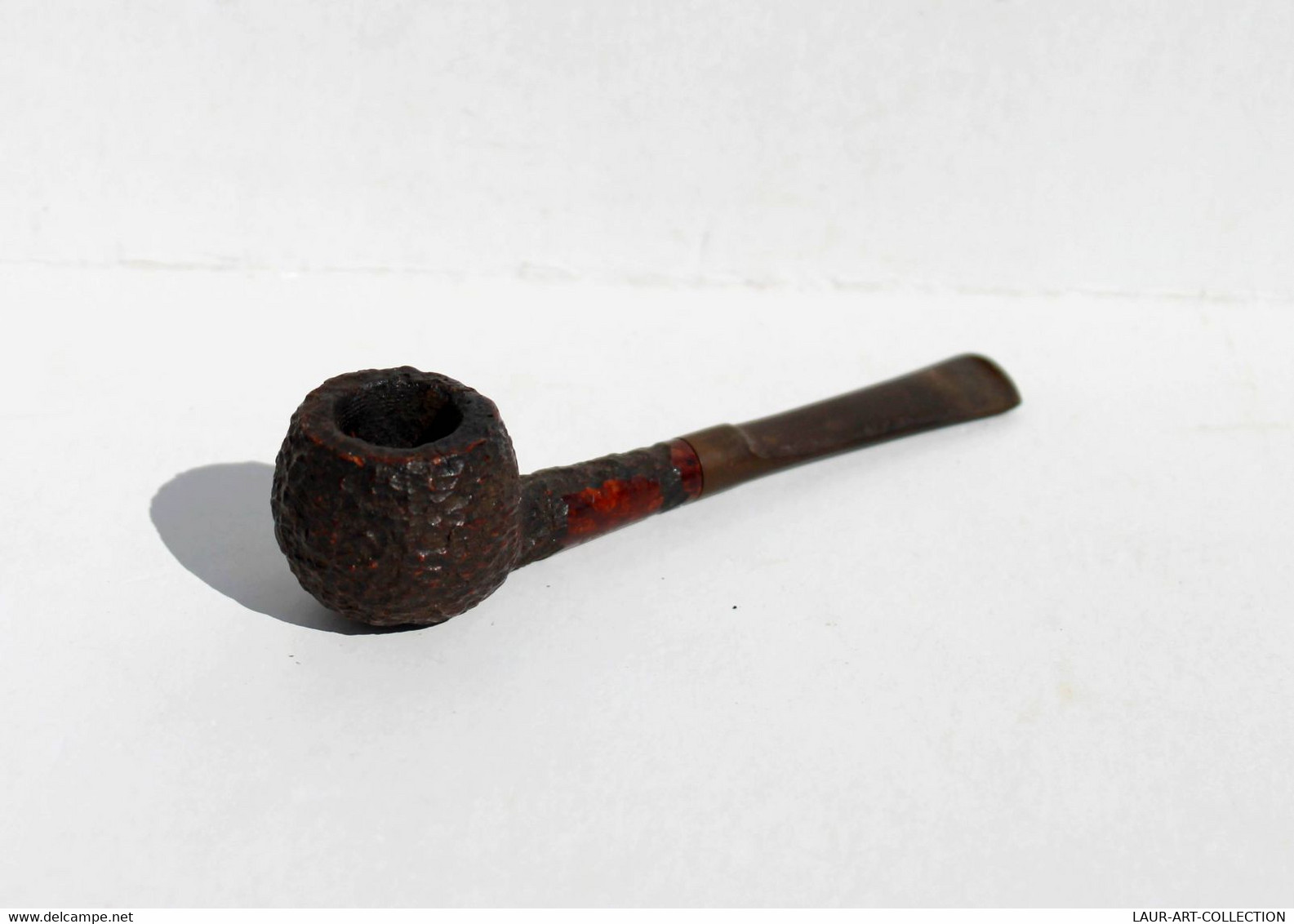 JOLIE ANCIENNE PIPE A TABAC – "VIELLE BRUYERE COURRIEU COGOLIN" – PFEIFE FRANCE        (230422.2) - Heather Pipes