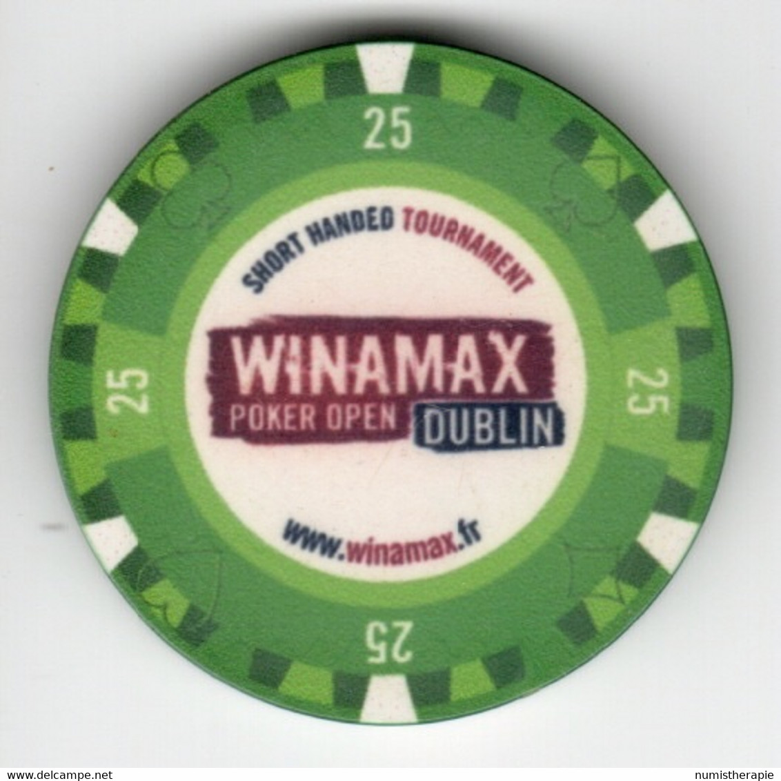 Jeton De Winamax Poker Open Dublin : Short Handed Tournament 25 : Www.winamax.fr - Casino