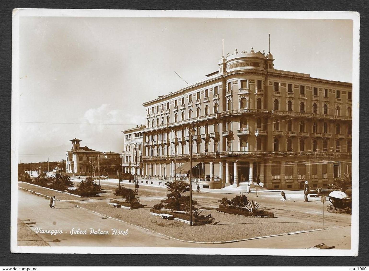 VIAREGGIO SELECT PALACE HOTEL VG. 1937 LUCCA N°E051 - Viareggio