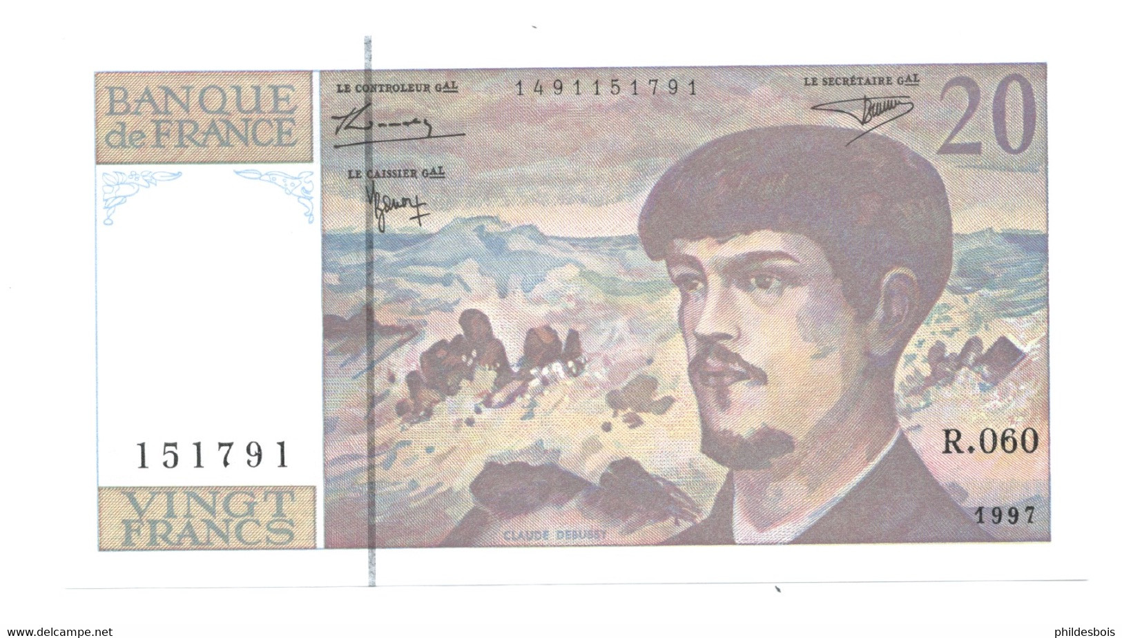 BILLET 20 Francs DEBUSSY    Neuf 1997  R060 - 20 F 1980-1997 ''Debussy''