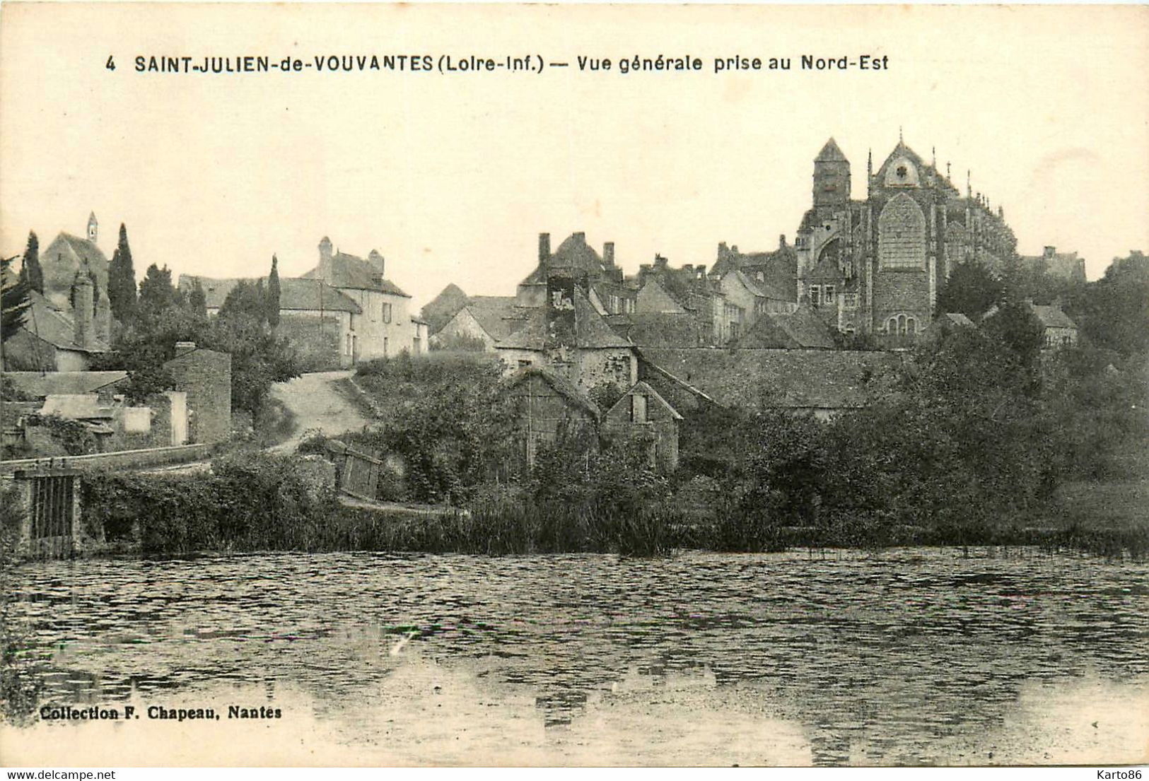 St Julien De Vouvantes * Vue Générale Du Village Prise Au Nord Est - Saint Julien De Vouvantes