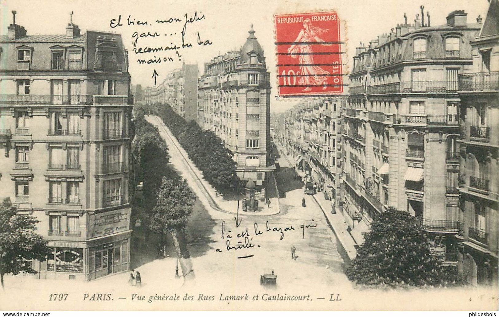 PARIS 18 Arrondissement  Rues Lamark Et Caulaincourt - Arrondissement: 18