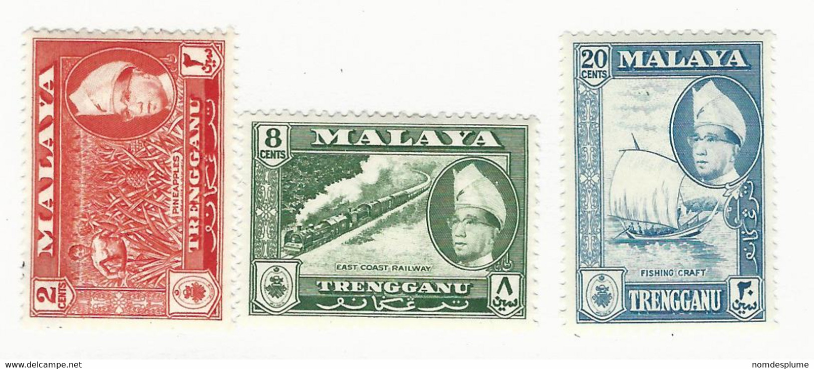 33565) Malaya Trengganu 1957 MINT Hinged * - Trengganu