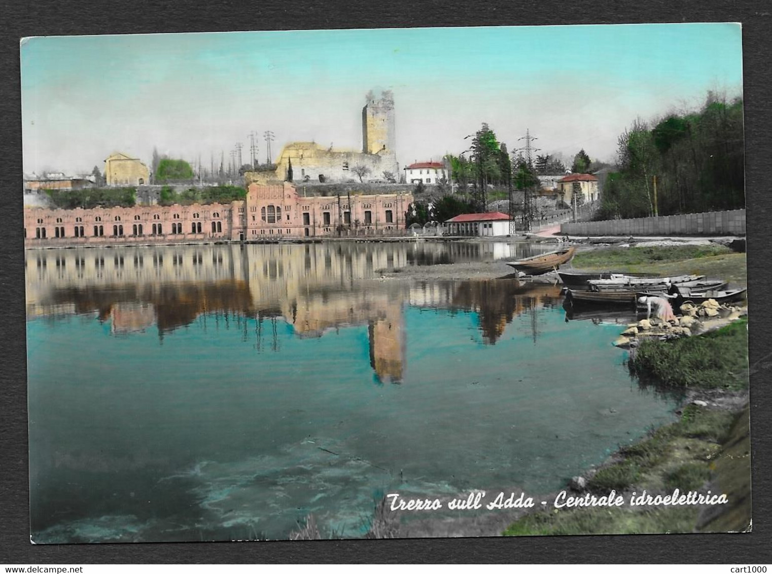 TREZZO SULL'ADDA CENTRALE IDROELETTRICA VG. 1959 MILANO N°E059 - Other & Unclassified