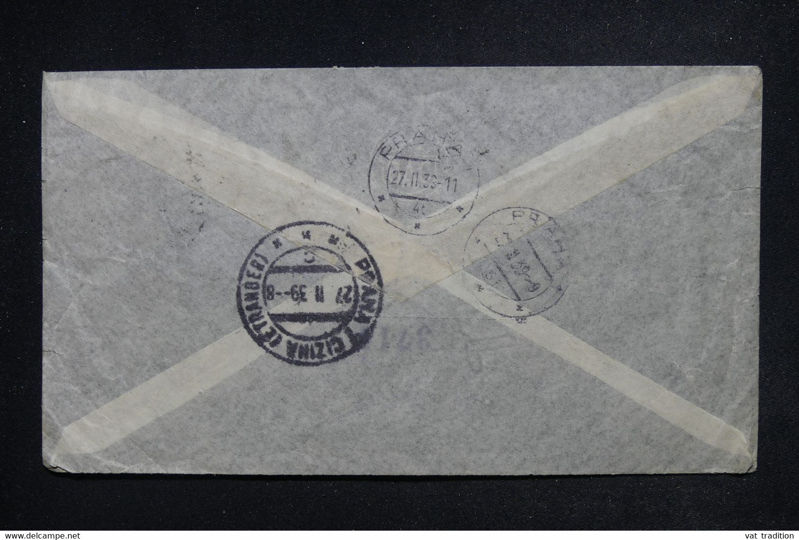 ARGENTINE - Enveloppe Commerciale De Buenos Aires Pour Prague En 1939 Par Avion  - L 122240 - Storia Postale