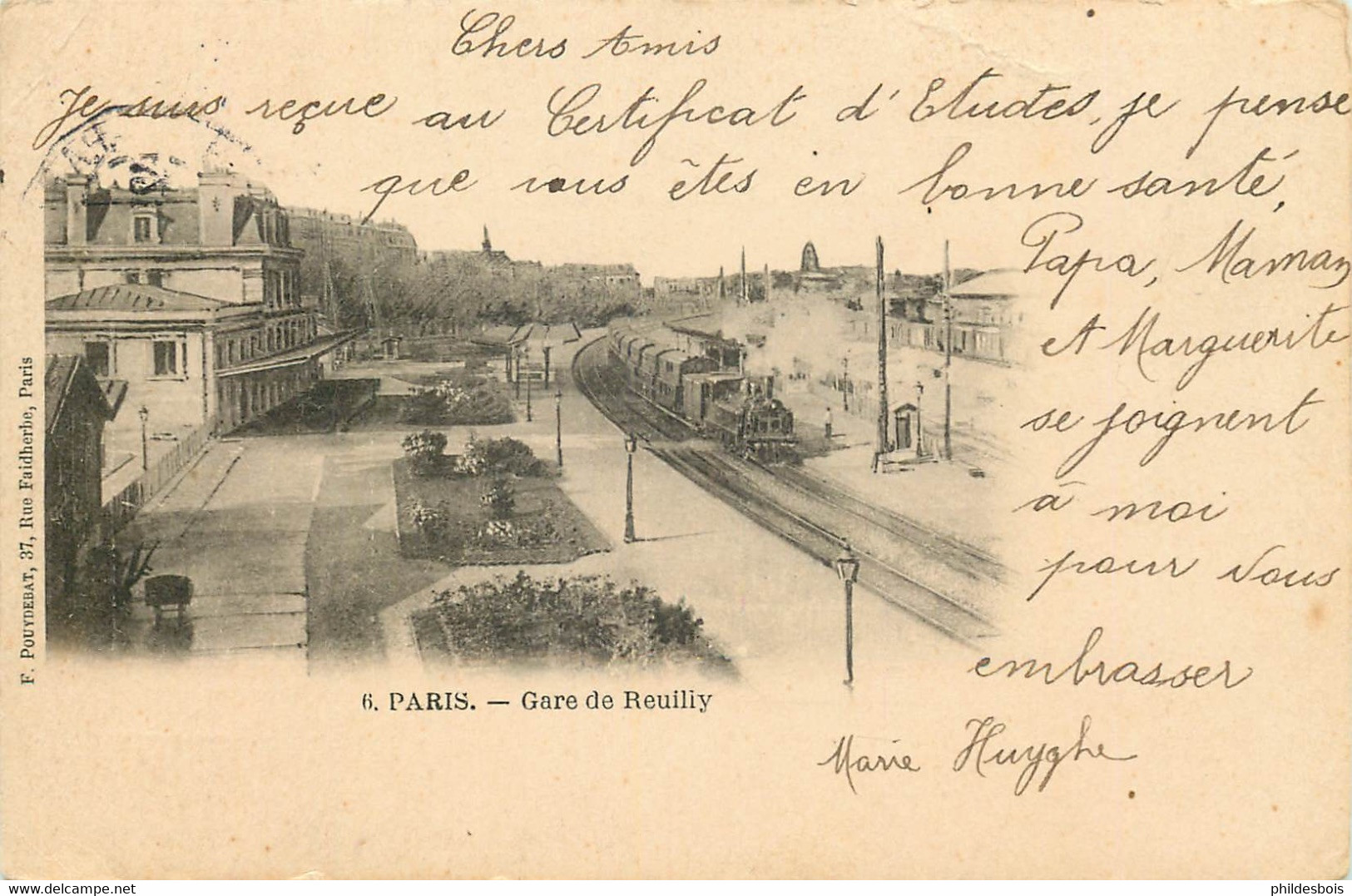 PARIS GARE De Reuilly - Transport Urbain En Surface