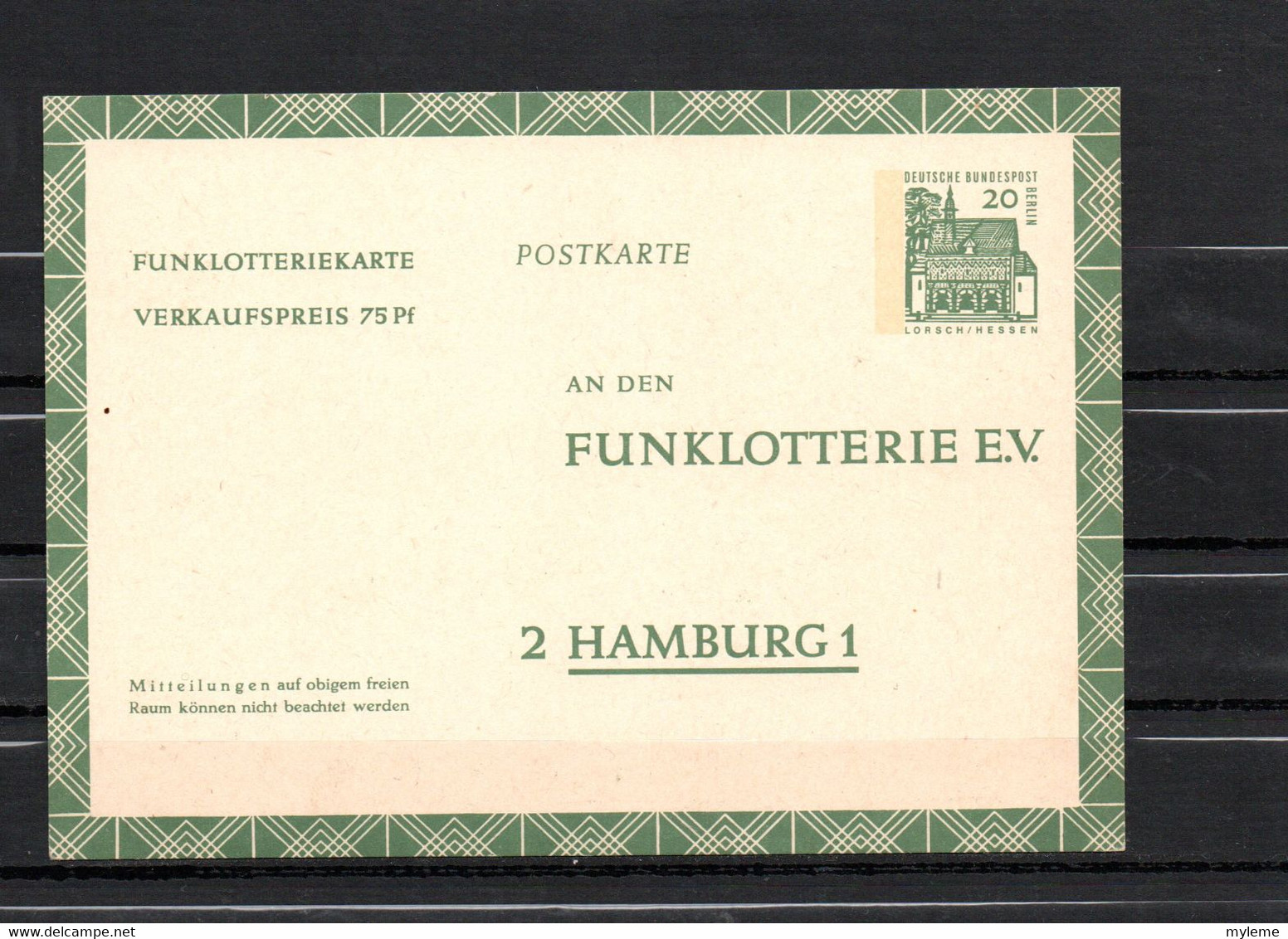 AG2-33 Allemagne Berlin Entiers Postaux  N°  FP8  En Parfait état  A Saisir !!! - Postales Privados - Nuevos