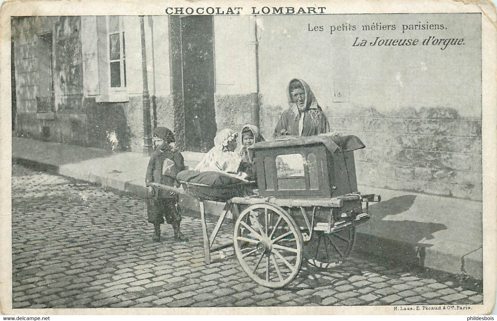 PARIS LES PETITS METIERS PARISIENS La Joueuse D'orgue - Petits Métiers à Paris