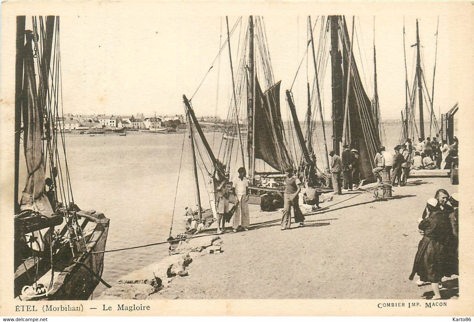 Etel * Le Magloire * Bateau De Pêche Pêcheurs - Etel