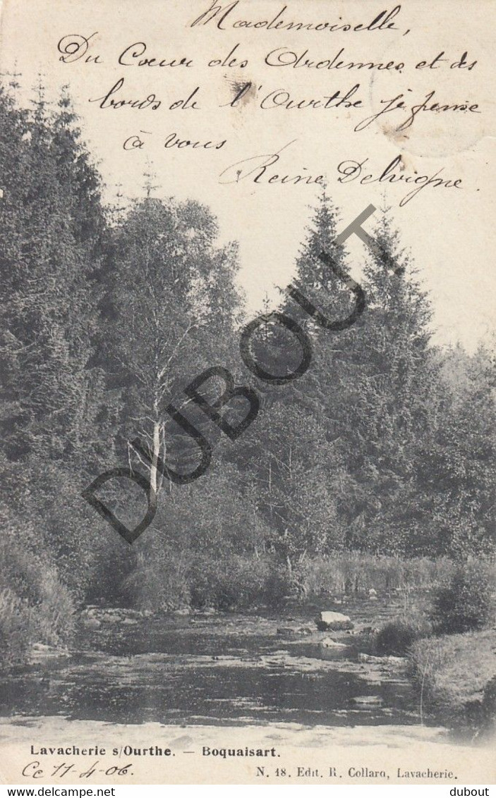 Postkaart-Carte Postale - BOQUAISART - Lavacherie S/Ourthe  (C2355) - Sainte-Ode