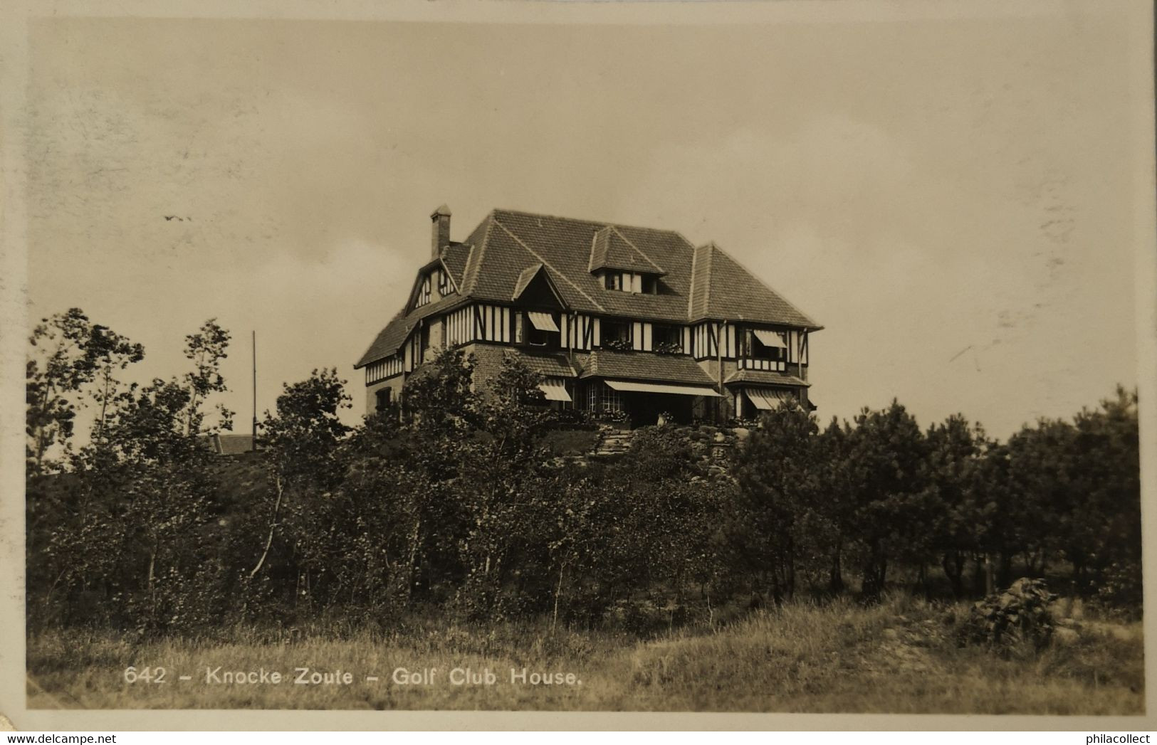 Knokke - Knocke - Zoute // Echte Foto // Glof Club House 192? - Knokke