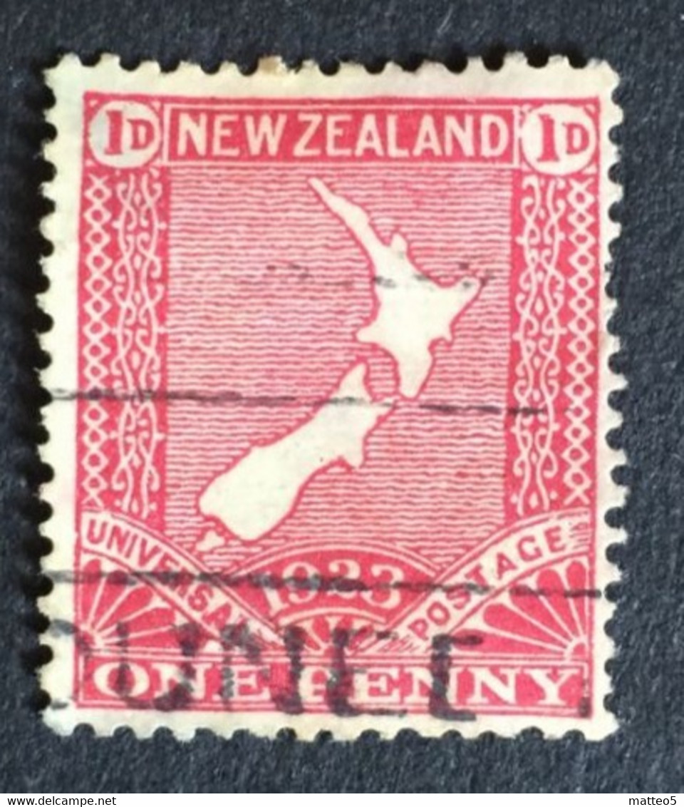 1923 - New Zealand - Restoration Of Penny Postage - 1d - Used - Oblitérés