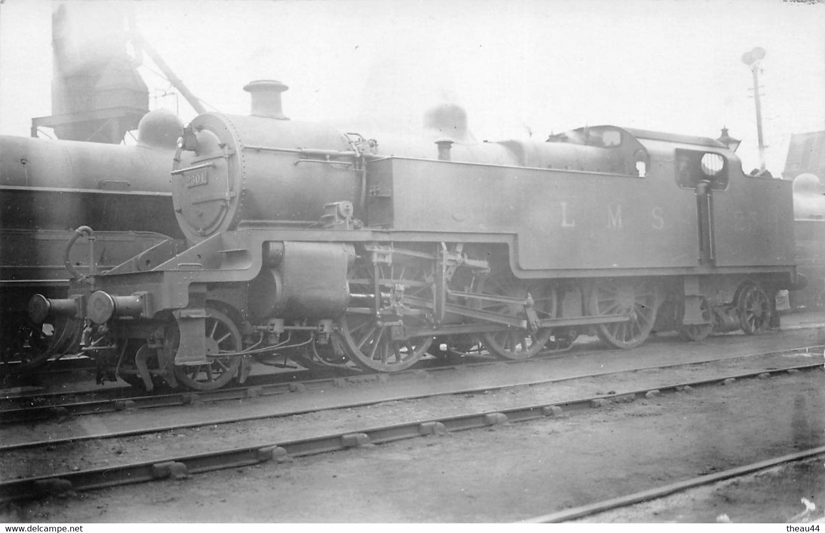 ¤¤   -    Chemin De Fer Du ROYAUME-UNI    -  Carte-Photo D'une Locomotive à Vapeur  -  Train   -   ¤¤ - Trenes