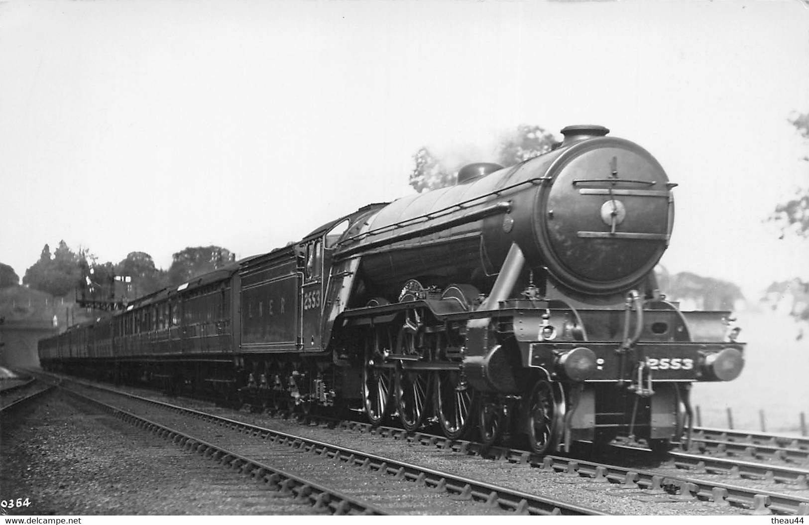 ¤¤   -    Chemin De Fer Du ROYAUME-UNI    -  Carte-Photo D'une Locomotive à Vapeur  -  Train   -   ¤¤ - Trains