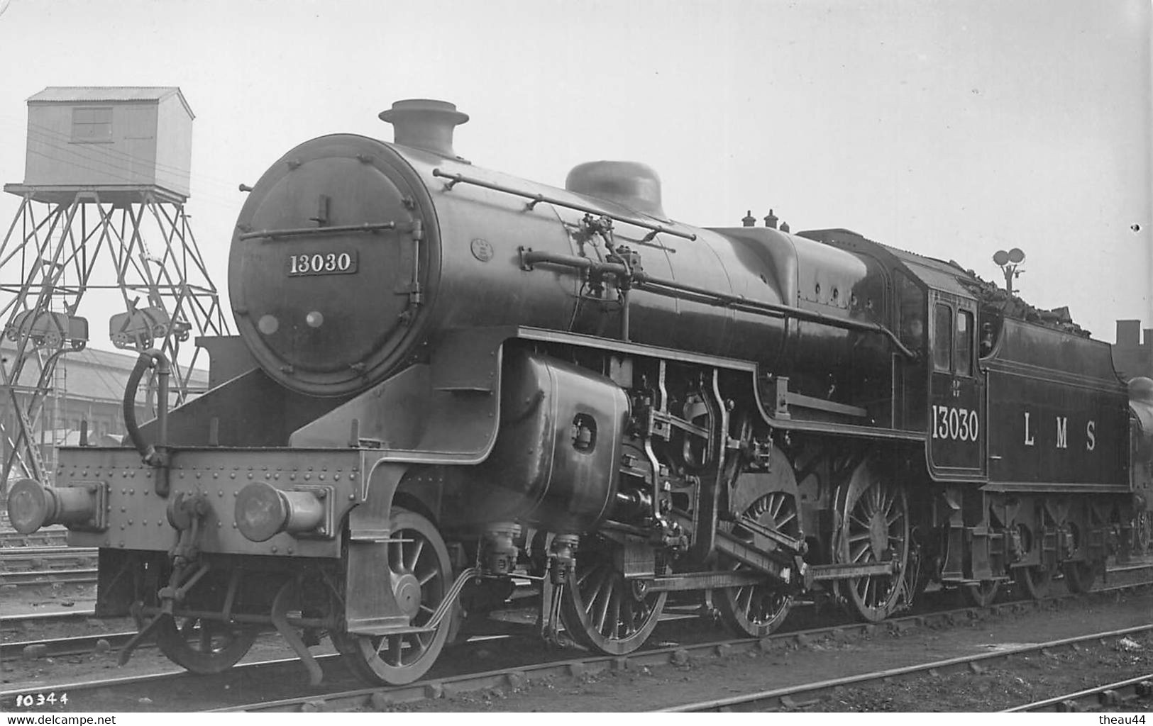 ¤¤   -    Chemin De Fer Du ROYAUME-UNI    -  Carte-Photo D'une Locomotive à Vapeur  -  Train   -   ¤¤ - Trains