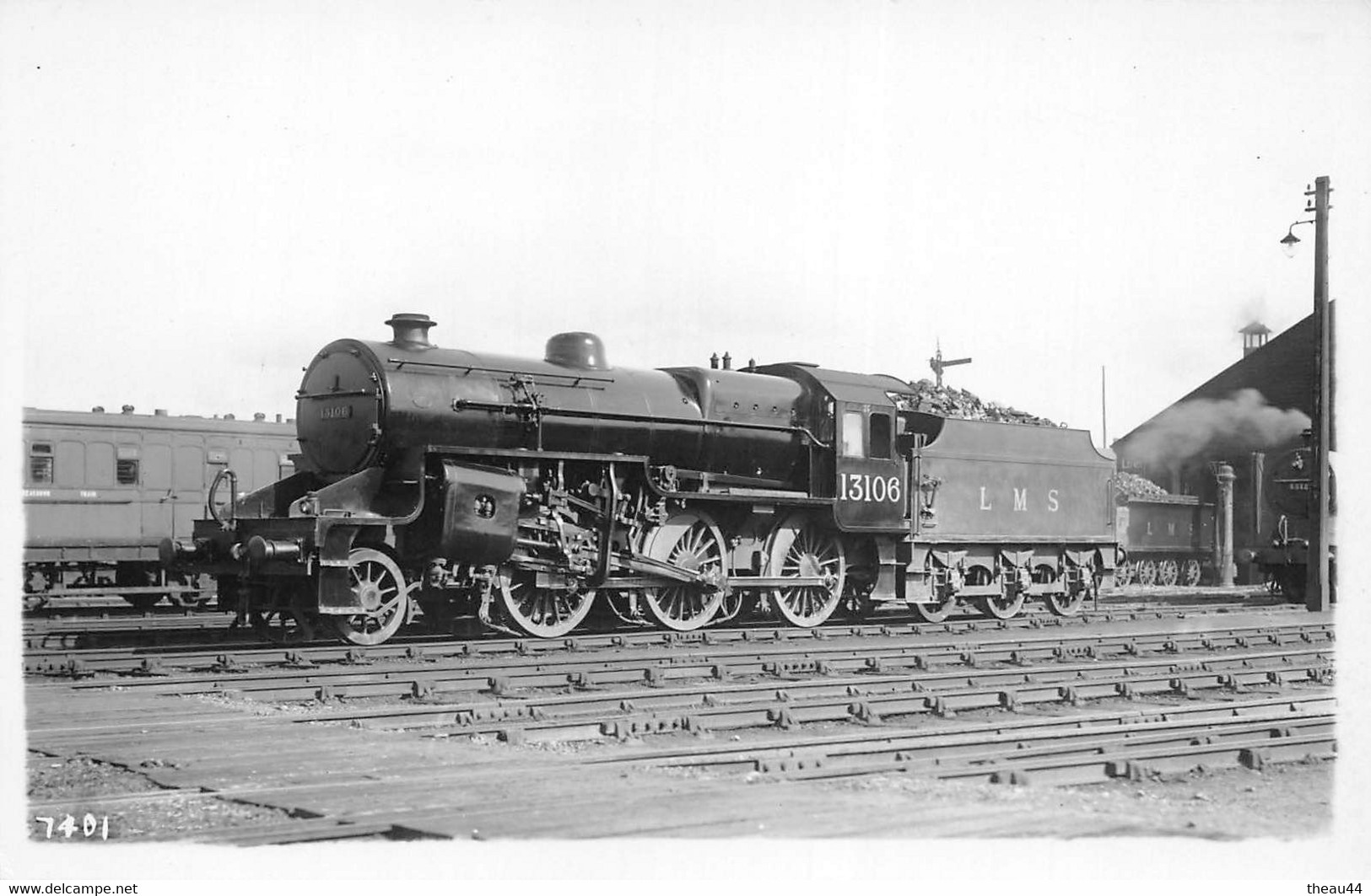 ¤¤   -    Chemin De Fer Du ROYAUME-UNI    -  Carte-Photo D'une Locomotive à Vapeur  -  Train   -   ¤¤ - Eisenbahnen