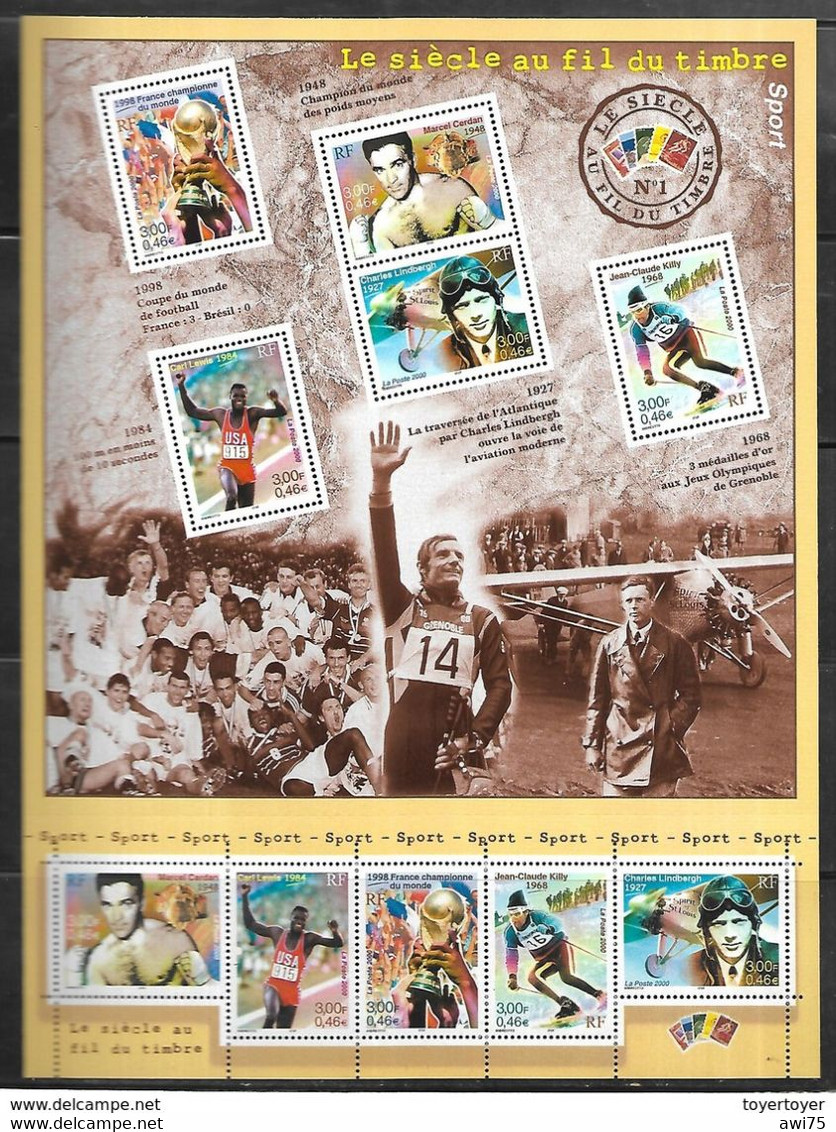 "Le Siecle Au Fil Du Timbre - Sport" 2000 - BF29 - Mint/Hinged