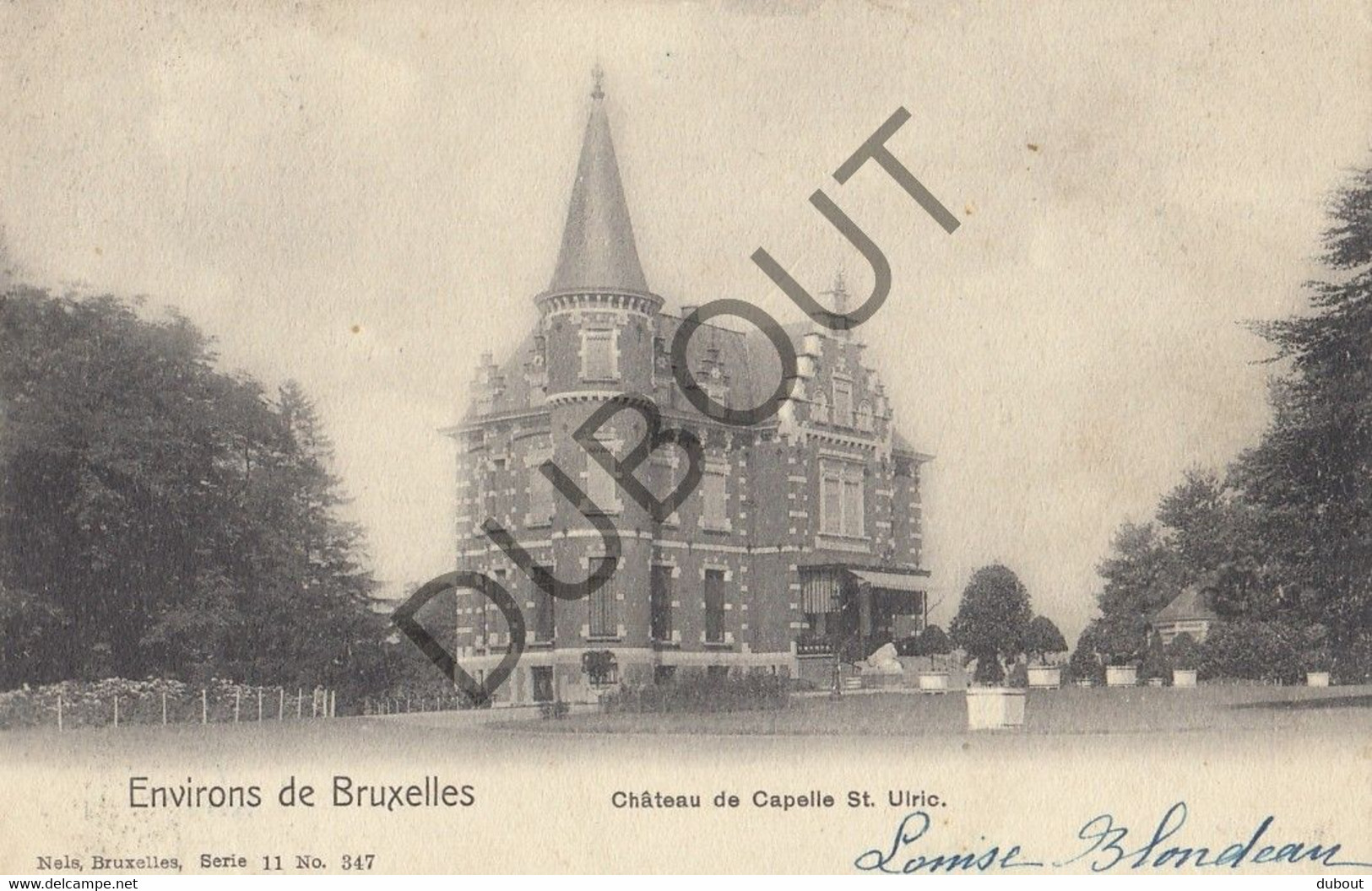 Postkaart-Carte Postale - Sint Ulriks Kapelle - Château De Cappel St Ulric   (C2223) - Dilbeek