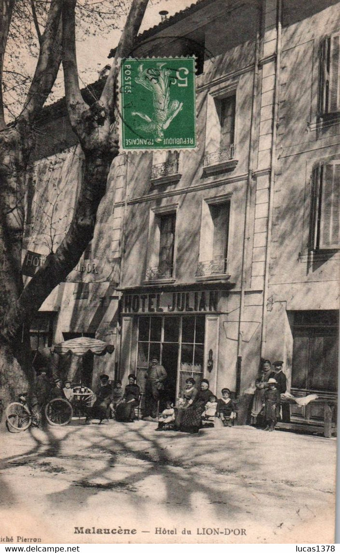 84 / MALAUCENE / HOTEL DU LION D OR / HOTEL JULIAN - Malaucene