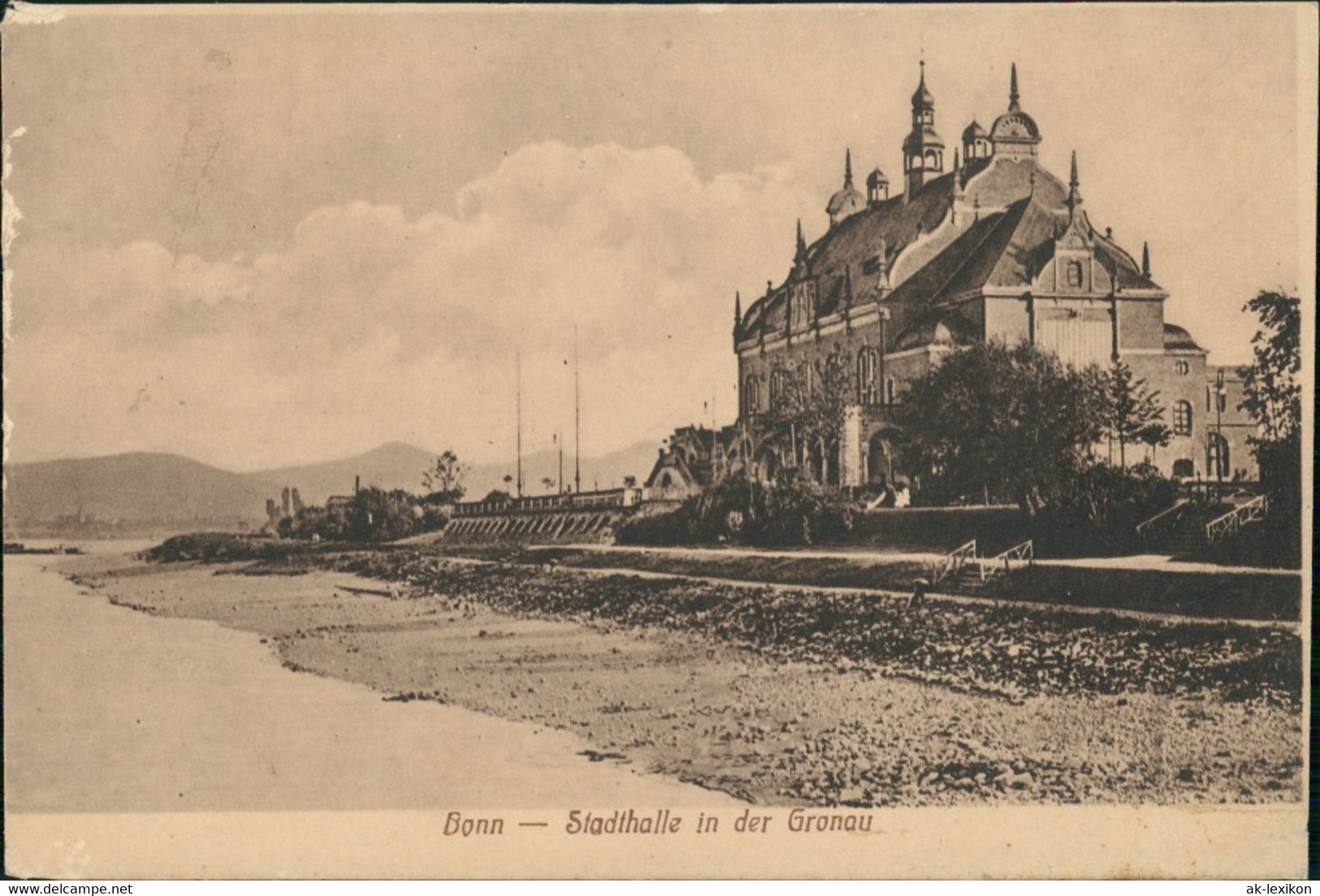 Ansichtskarte Bonn Stadthalle In Der Gronau 1922 - Bonn