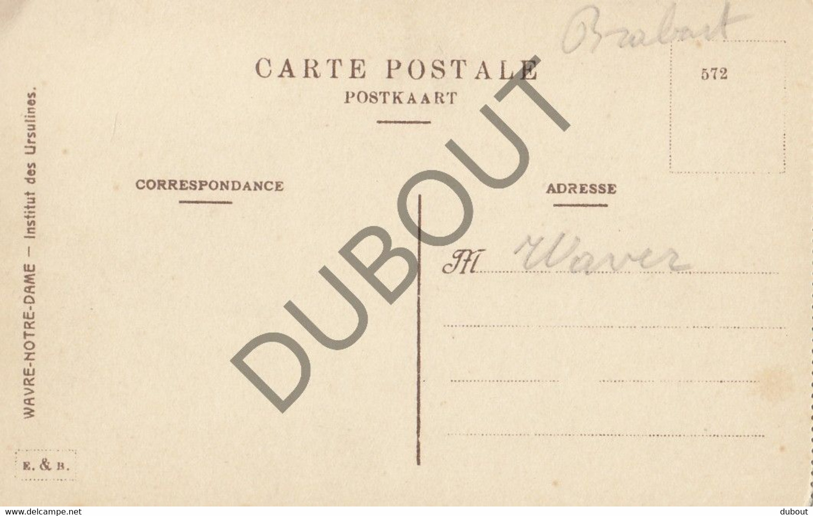 Postkaart-Carte Postale - OLV WAVER - Vue Dans Le Parc (C2307) - Sint-Katelijne-Waver