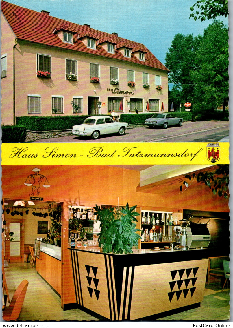 33386 - Burgenland - Bad Tatzmannsdorf , Haus Simon , Auto , Jaguar - Oberwart