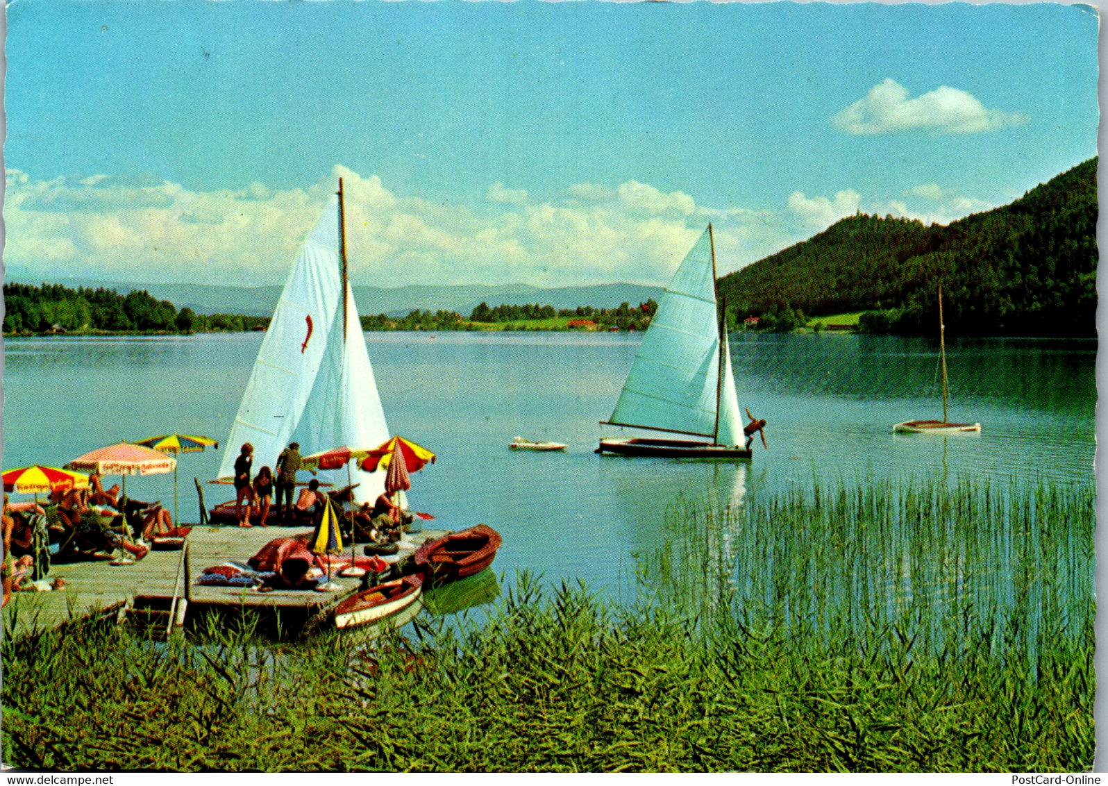 33485 - Kärnten - Klopeiner See , Segelboot - Klopeinersee-Orte