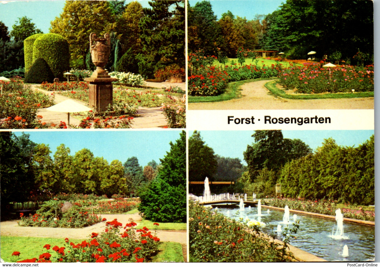 33496 - Deutschland - Forst , Rosengarten , Mehrbildkarte - Forst