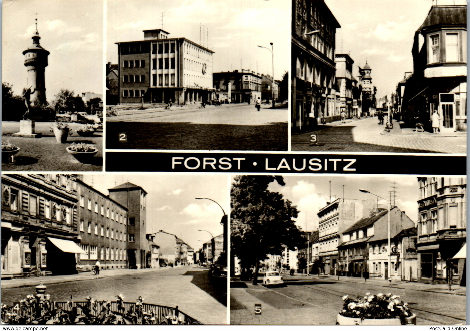 33666 - Deutschland - Forst , Lausitz , Konsum Kaufhaus , Cottbuser Straße , Straße Des Friedens , Mehrbildkarte - Forst