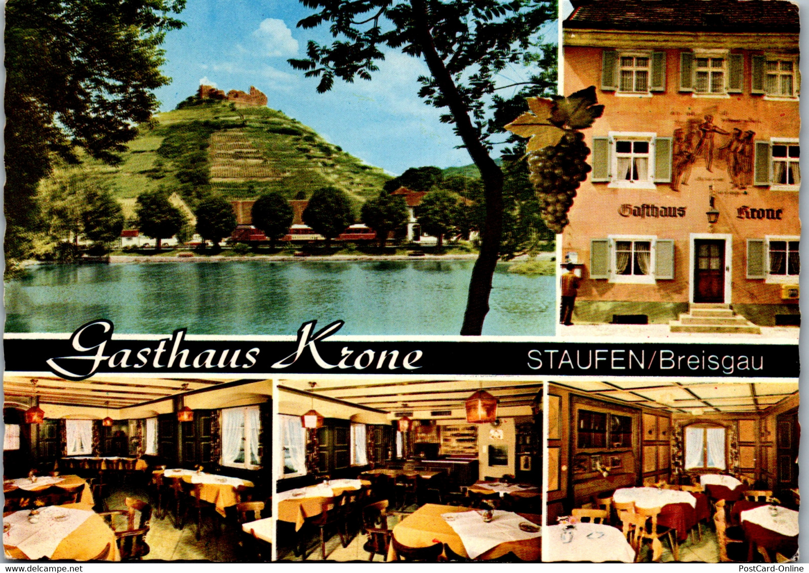 33713 - Deutschland - Staufen , Breisgau , Gasthaus Krone , Bes. Familie Lahn - Staufen