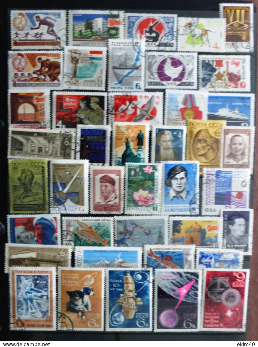 Selection Of Used/Cancelled Stamps From Russia Various Issues. No DB-104 - Collezioni