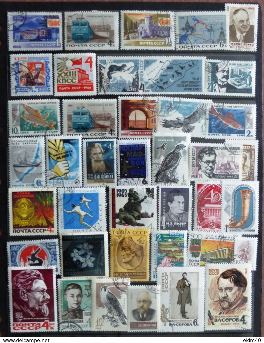 Selection Of Used/Cancelled Stamps From Russia Various Issues. No DB-108 - Collections