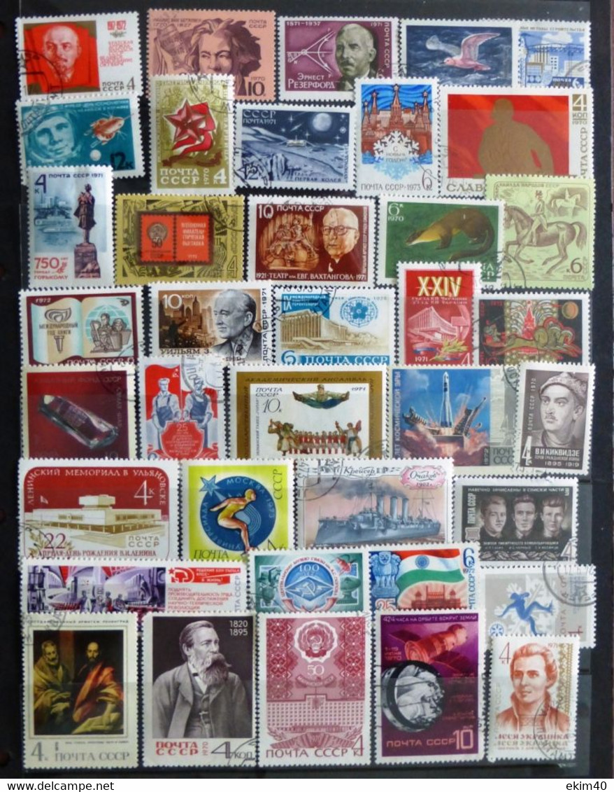 Selection Of Used/Cancelled Stamps From Russia Various Issues. No DB-109 - Sammlungen