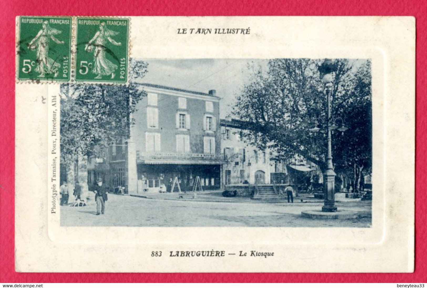 CPA (Réf : DD463) LABRUGUIÈRE (81 TARN) Le Kiosque (animée) - Labruguière