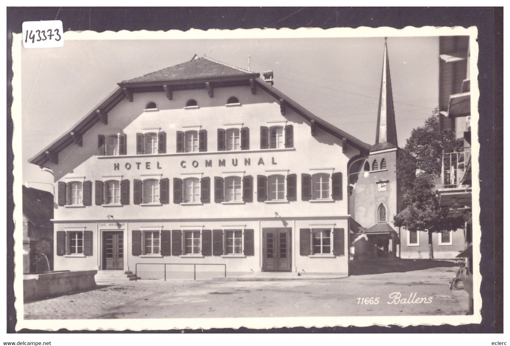 DISTRICT D'AUBONNE - BALLENS - HOTEL COMMUNAL - TB - Ballens