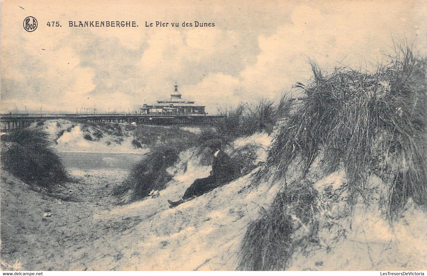 CPA Blankenberghe - Le Pier Vu Des Dunes - Blankenberge