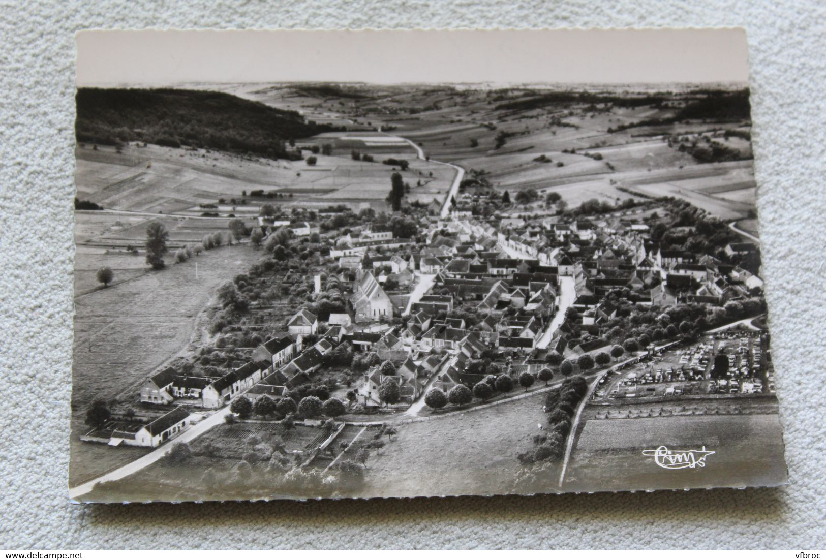 Cpm 1957, Dixmont, Vue Générale Aérienne, Yonne 89 - Dixmont