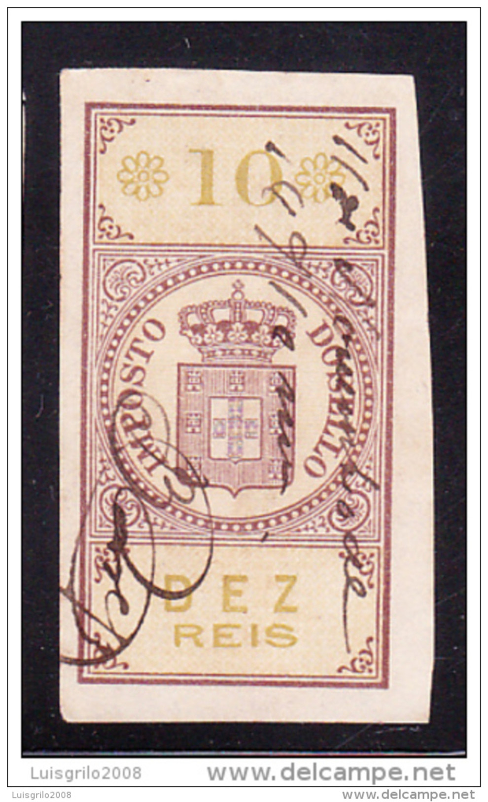 Fiscal/ Revenue, Portugal 1879 - Imposto Do Sello -|- 10 Reis - Usati